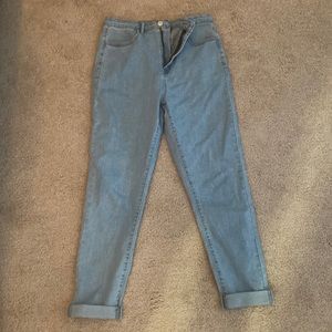 In The Style skinny jeans, cropped, folded ankle optional